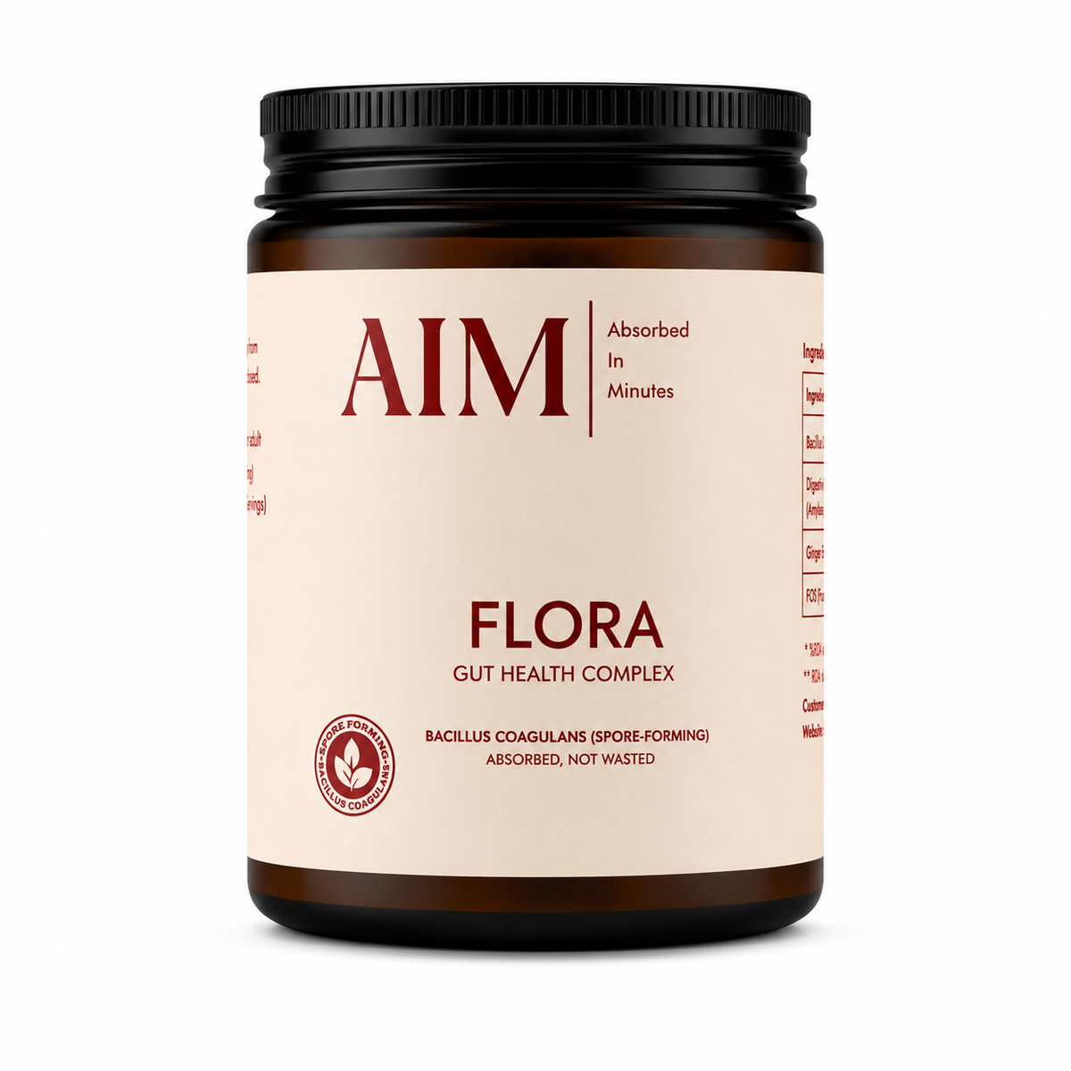 FLORA - Pre + Probiotic + Digestive Enzyme