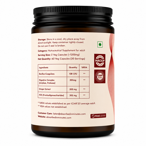 FLORA - Pre + Probiotic + Digestive Enzyme