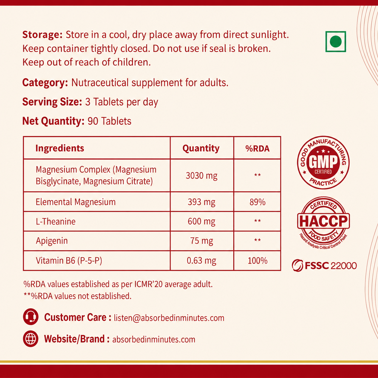 UNWIND — Magnesium Bisglycinate